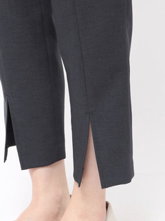 TONAL(トーナル) |フェイクリネンバイカラーベルトクロップドパンツ