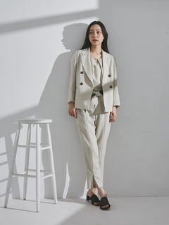 TONAL(トーナル) |フェイクリネンテーラードジャケット