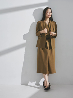 TONAL(トーナル) |フェイクリネンテーラードジャケット