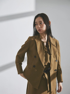 TONAL(トーナル) |フェイクリネンテーラードジャケット