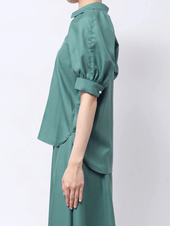 TONAL(トーナル) |パール釦スキッパーラグランブラウス