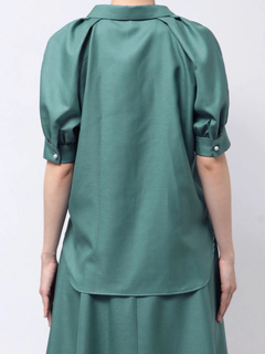 TONAL(トーナル) |パール釦スキッパーラグランブラウス