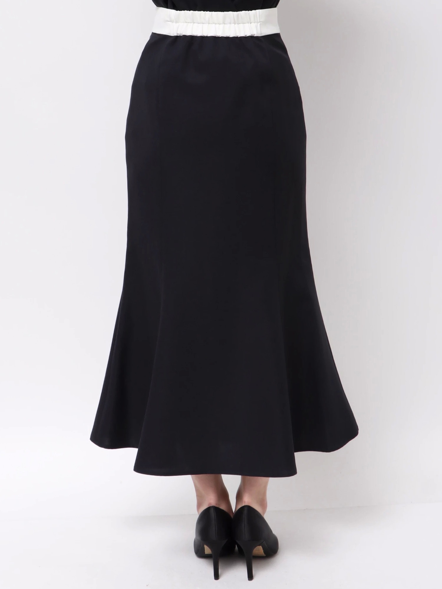 バイカラーZIPマーメイドスカート | レディースファッション通販の