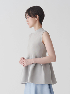 TONAL(トーナル) |ハイネックペプラムニット
