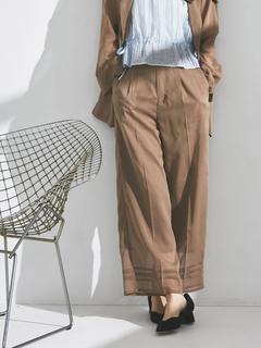 TONAL(トーナル) |シアータックワイドパンツ
