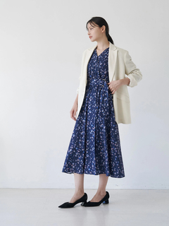 TONAL(トーナル) |フラワーシアーJQカシュクールワンピース