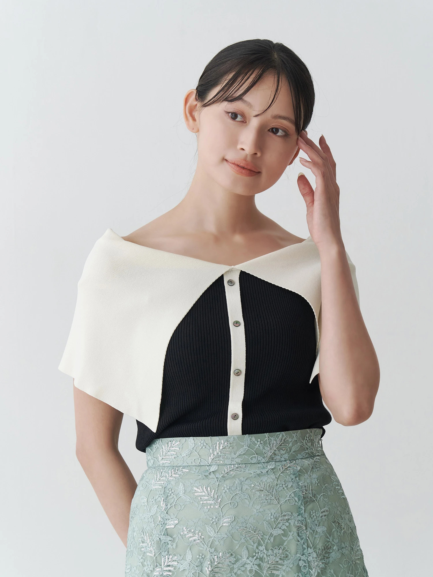【極美品】TONAL  トーナル　セットアップ TONAL トーナル セットアップ フェイクリネン タグ付 コラボ 美