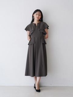 TONAL(トーナル) |フリルペプラムワンピース