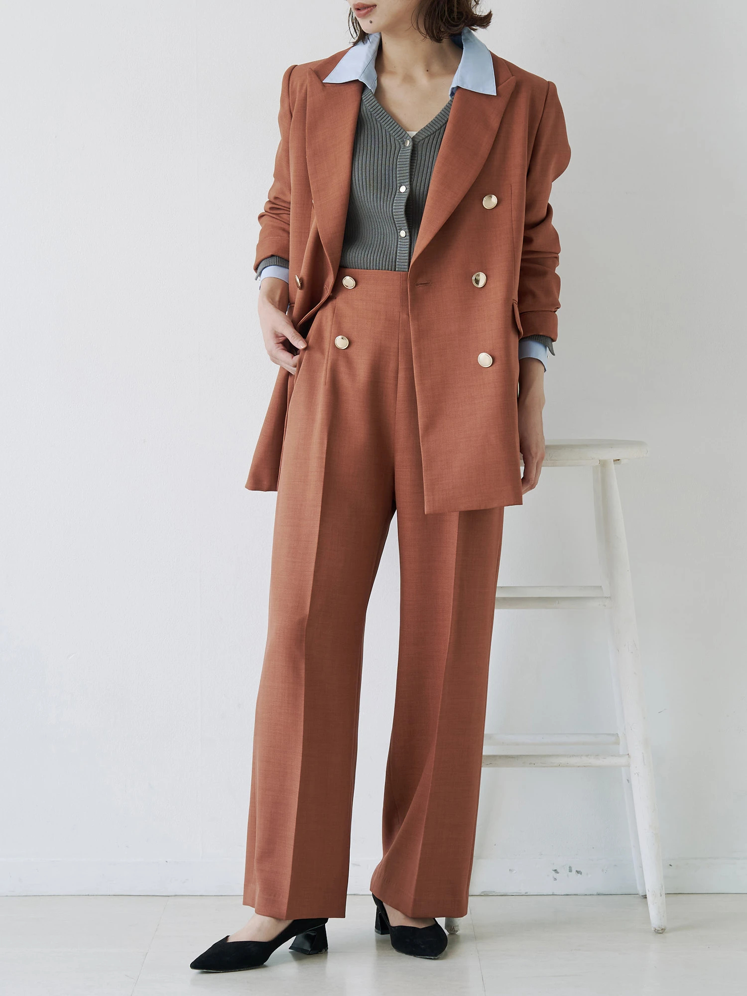 貴島明日香コラボ】マルチセットダブルジャケット | レディース