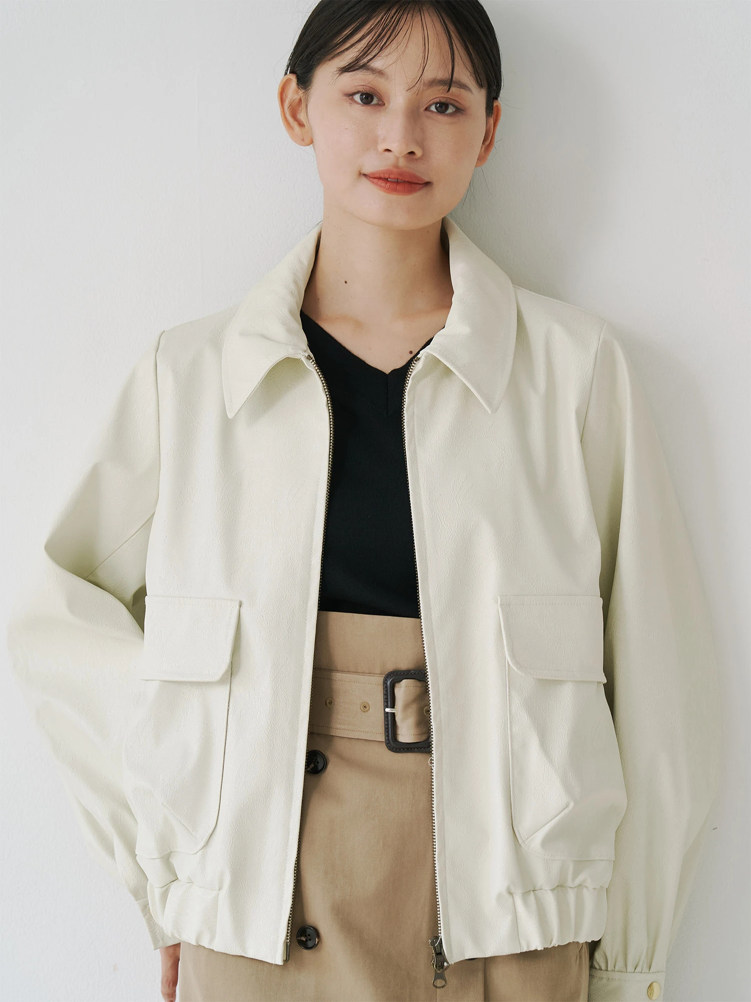 TONAL トーナル　レース×ジョーゼットオールインワン ネイビー　サイズ38 GRL（グレイル）の「レーストップスXオールインワンセット