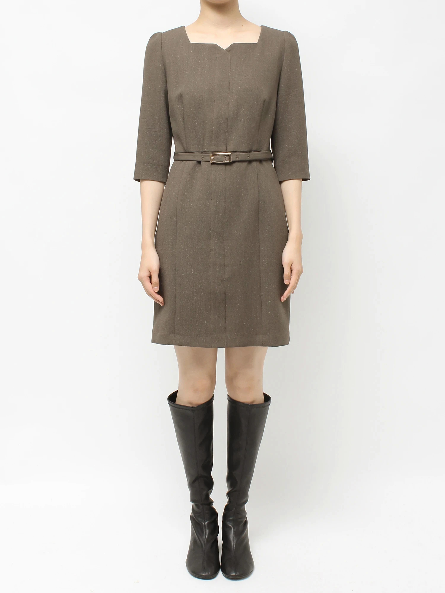 とっち ラメツイルフォルムミニワンピース | レディースファッション通販の