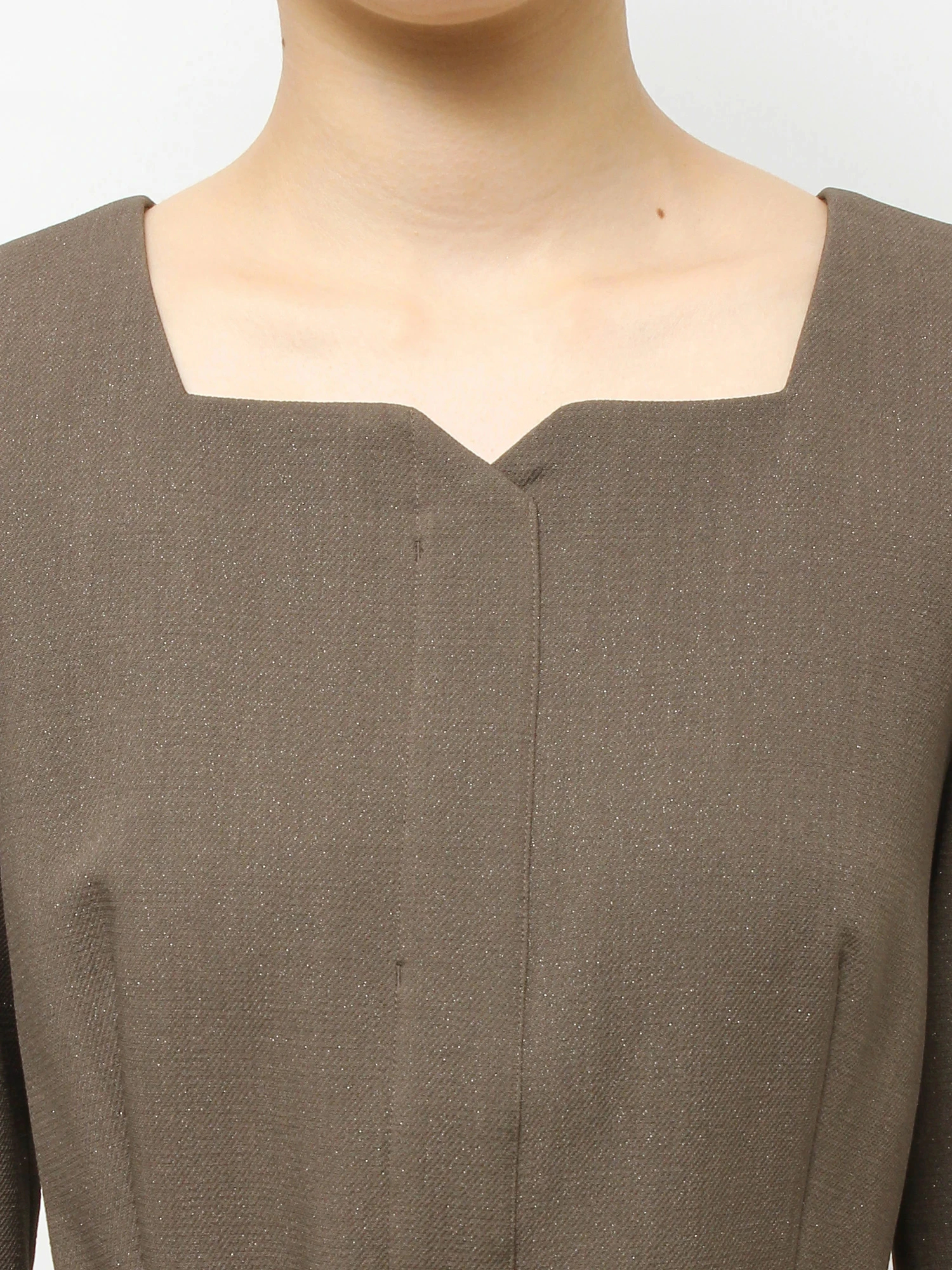 ラメツイルフォルムミニワンピース | レディースファッション通販の