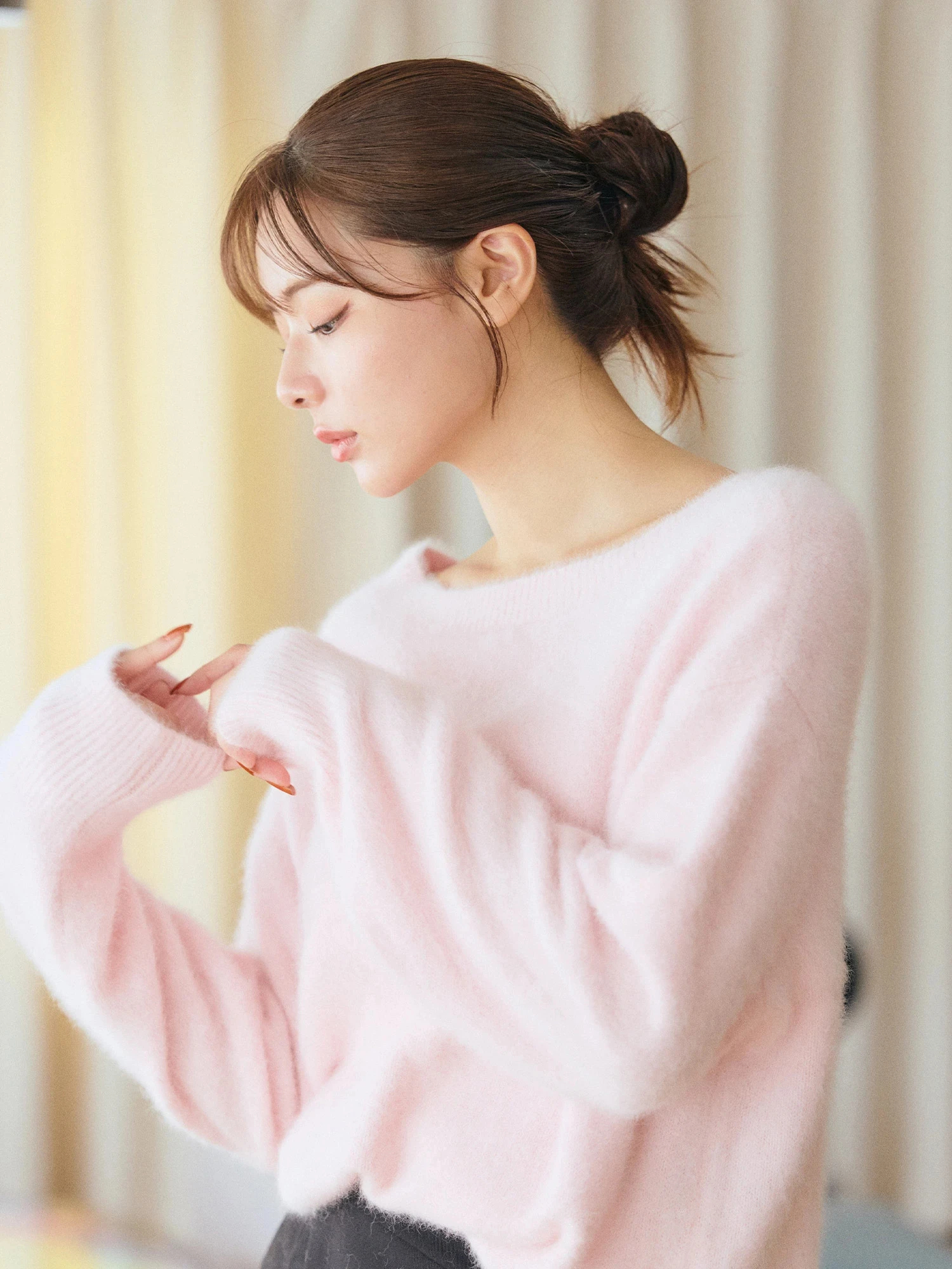 PREMIUM FOX×CASHMERE Vネックプルオーバー | レディースファッション