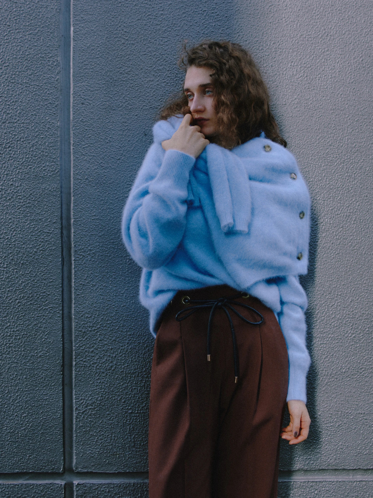 PREMIUM FOX×CASHMERE Vネックカーデ | レディースファッション通販の