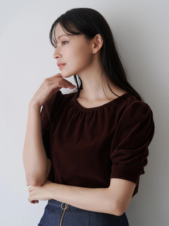Tシャツ・カットソー FLARE UP Layered Lace Frill Sleeveless 5BJH1204 BAISHENGGT Women's Pleated Front Flared Short Sleeve Mesh