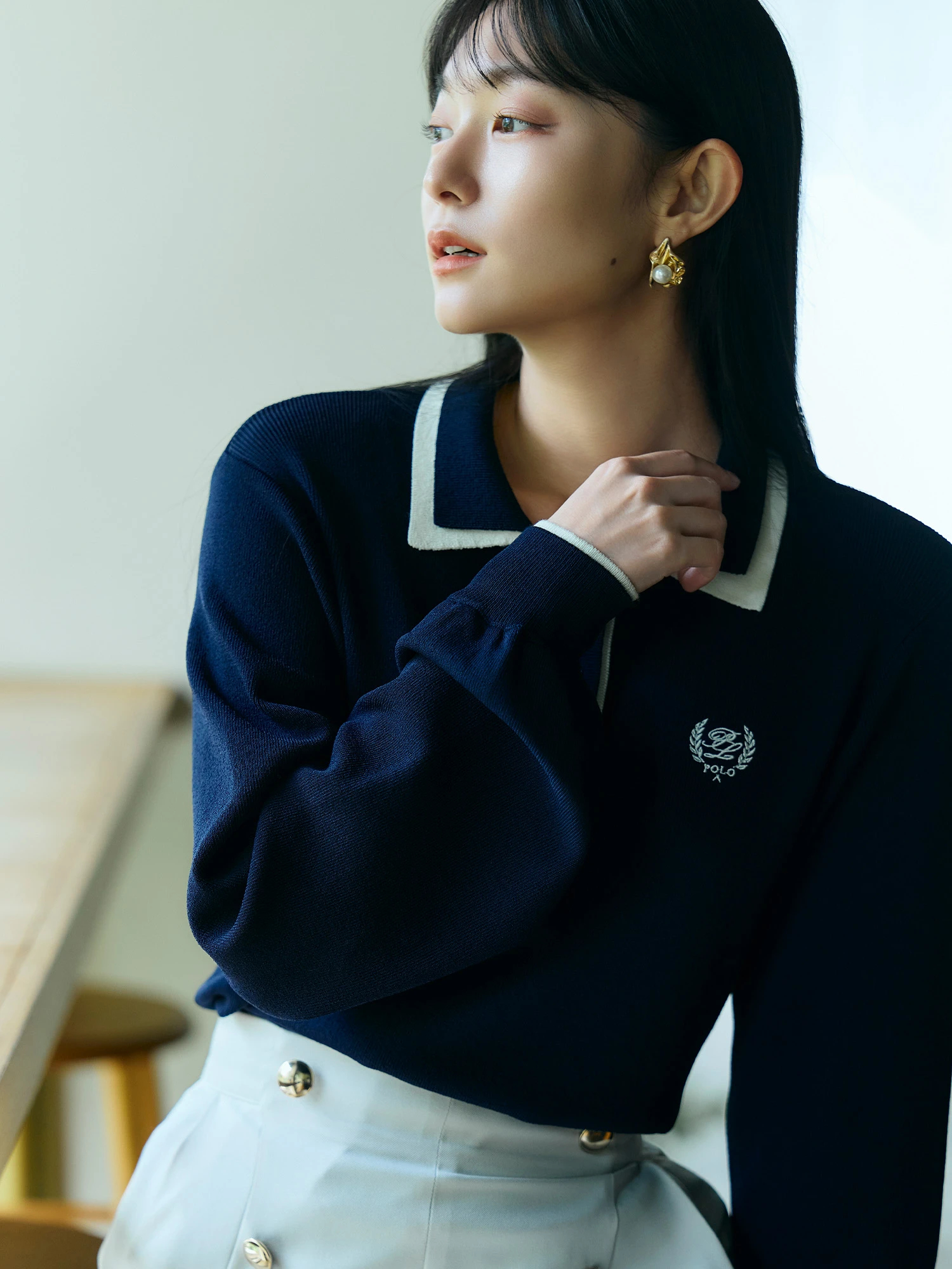 POLOBCS】2枚衿ポロニット | レディースファッション通販のTONAL