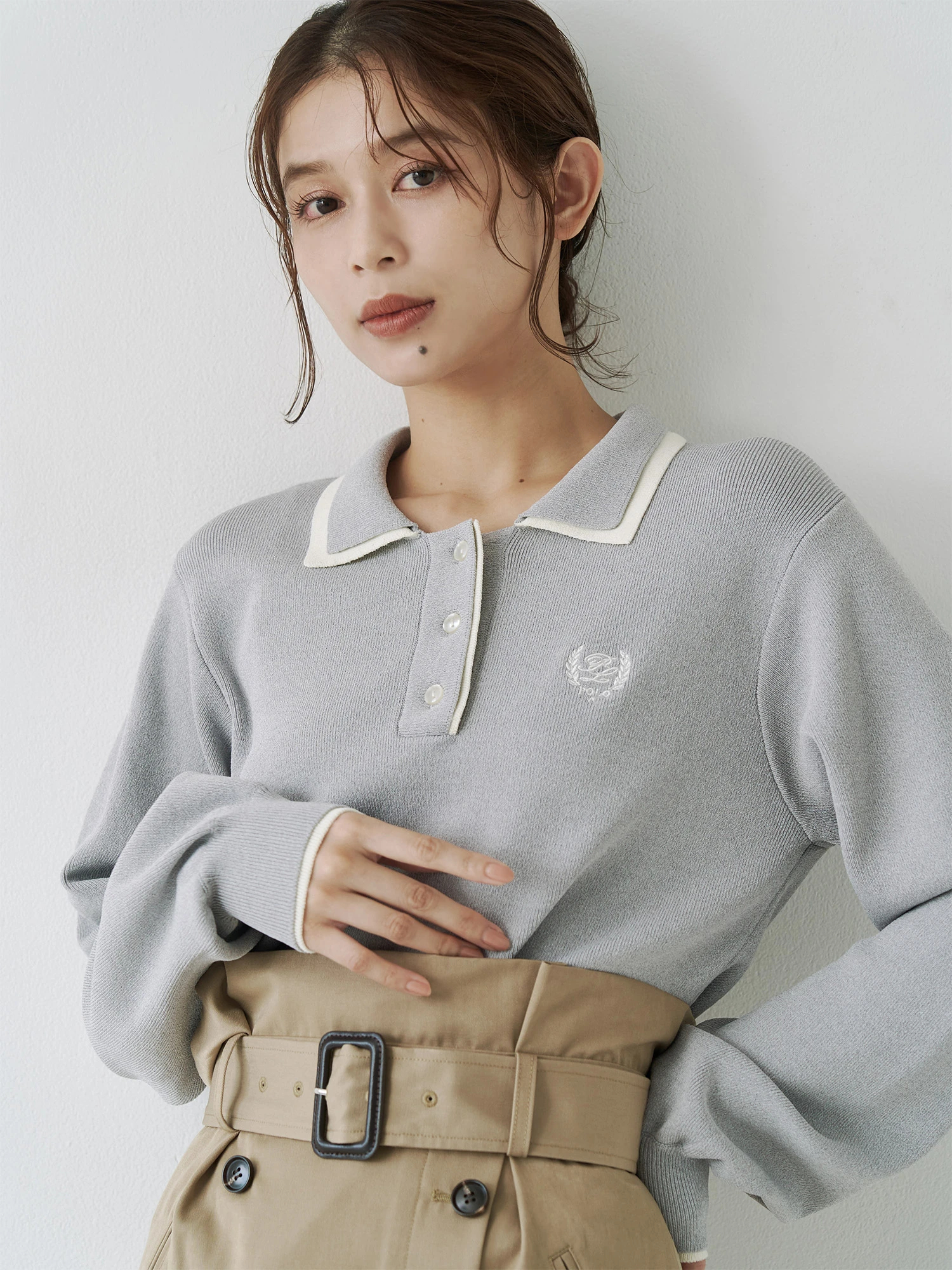 POLOBCS】2枚衿ポロニット | レディースファッション通販のTONAL