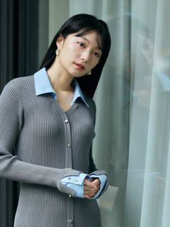 TONAL(トーナル) |【POLOBCS】シャツドッキングニットワンピース