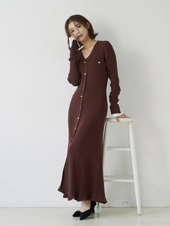 TONAL(トーナル) |【POLOBCS】シャツドッキングニットワンピース