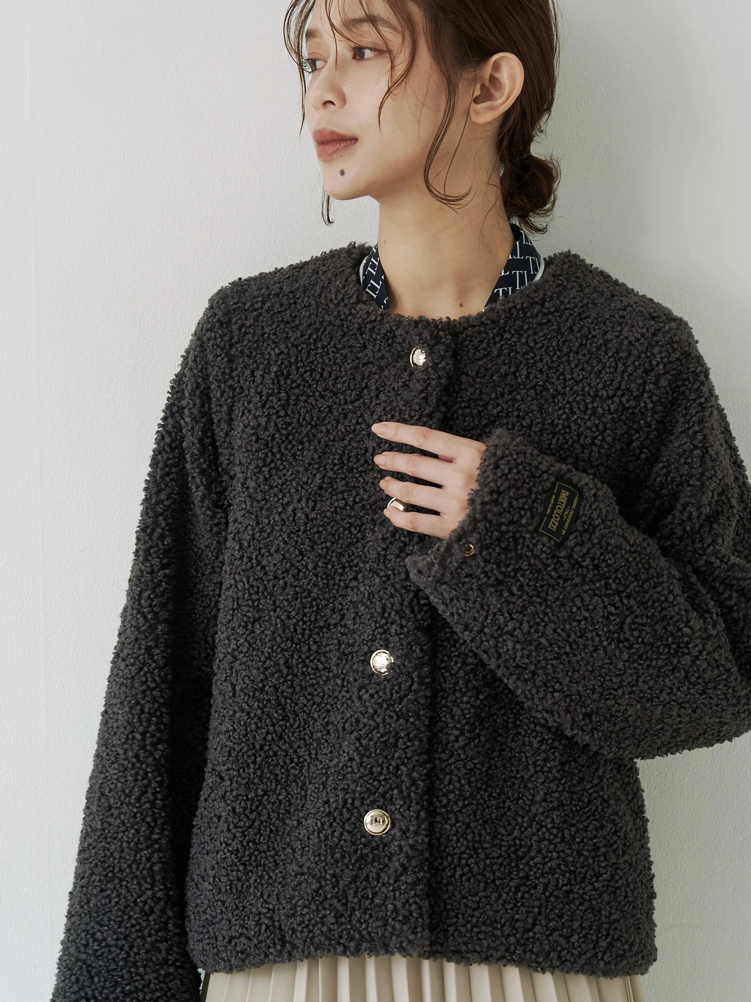 ボアノ－カラーブルゾン | レディースファッション通販のTONAL