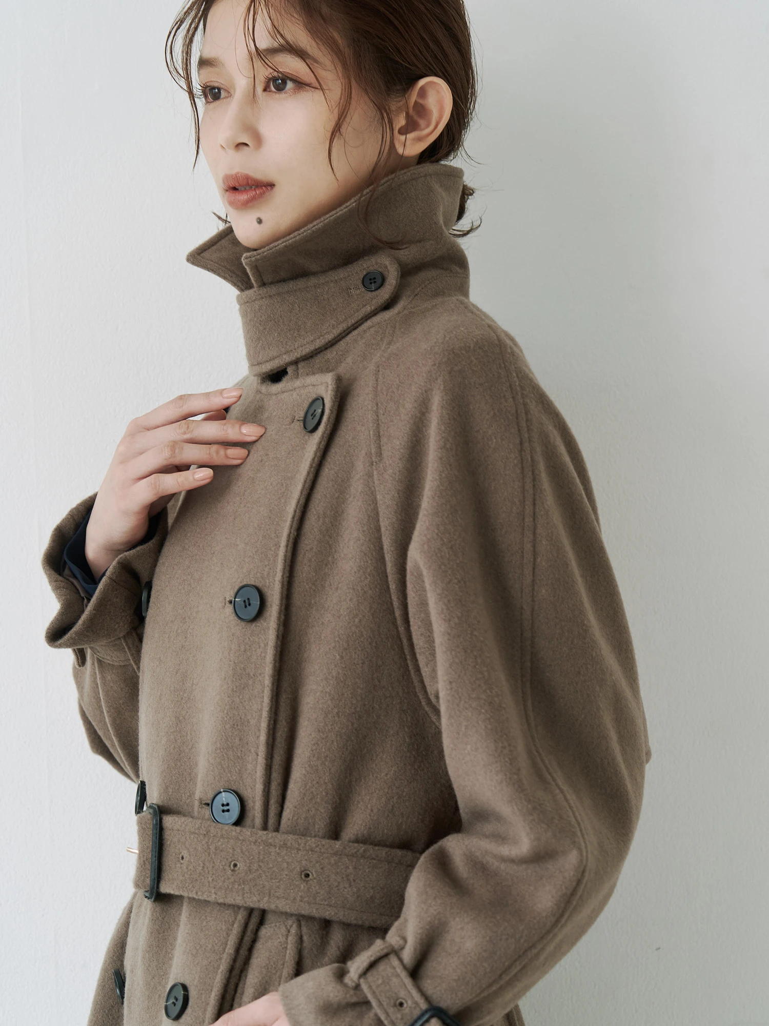 新品未使用品　タグ付き TONAL / トーナルウールリバービックカラーコート 新品未使用品 タグ付き TONAL / トーナルウールリバービック