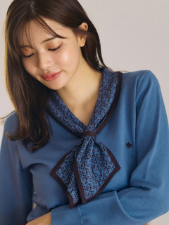 TONAL(トーナル) |【POLOBCSコラボ】モノグラムJQボウタイニット