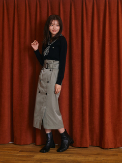 TONAL(トーナル) |【POLOBCSコラボ】モノグラムJQボウタイニット