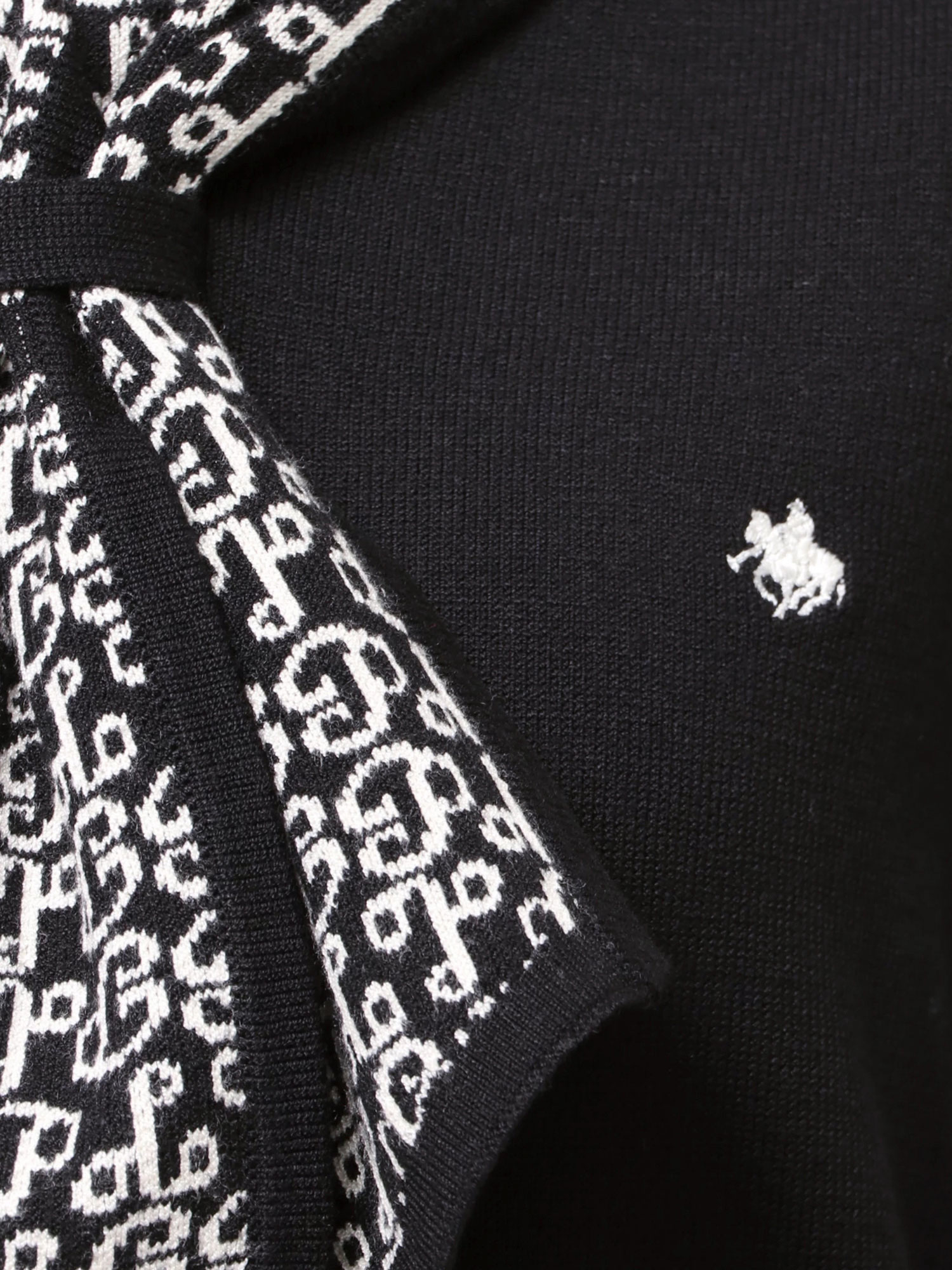 POLOBCSコラボ】モノグラムJQボウタイニット | レディースファッション