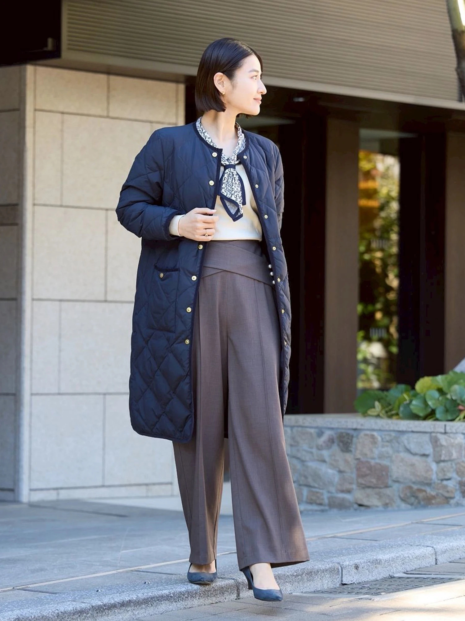 【新品タグ付き】stylemixer taionコラボダウン コート アイボリー STYLEMIXER（スタイルミキサー）の「【別注】TAIONロングダウン