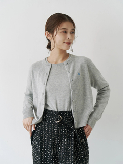 TONAL(トーナル) |【POLOBCSコラボ】カシミヤ100クルーネックカーデ