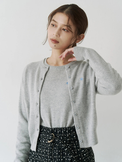 TONAL(トーナル) |【POLOBCSコラボ】カシミヤ100クルーネックカーデ