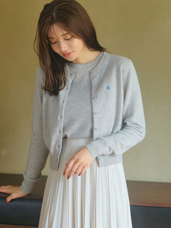 TONAL(トーナル) |【POLOBCSコラボ】カシミヤ100クルーネックカーデ