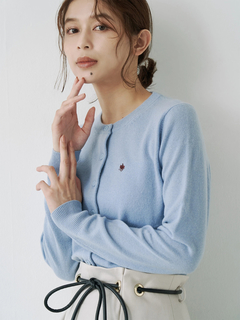 TONAL(トーナル) |【POLOBCSコラボ】カシミヤ100クルーネックカーデ