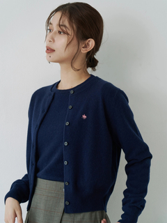TONAL(トーナル) |【POLOBCSコラボ】カシミヤ100クルーネックカーデ