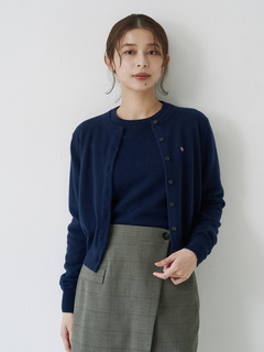 TONAL(トーナル) |【POLOBCSコラボ】カシミヤ100クルーネックカーデ