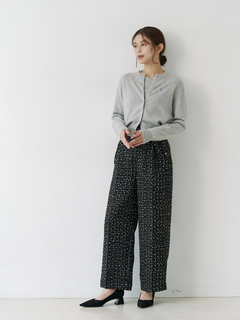 TONAL(トーナル) |【POLOBCSコラボ】カシミヤ100クルーネックカーデ