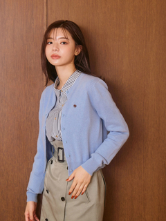 TONAL(トーナル) |【POLOBCSコラボ】カシミヤ100クルーネックカーデ