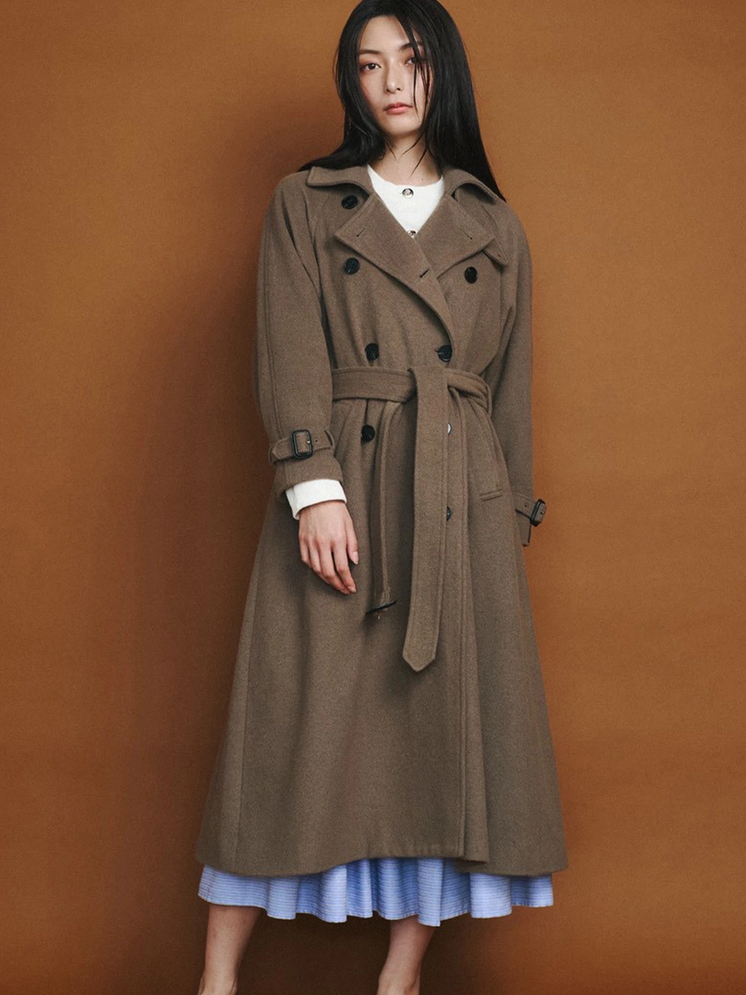 ウールトレンチコート | レディースファッション通販のTONAL（トーナル