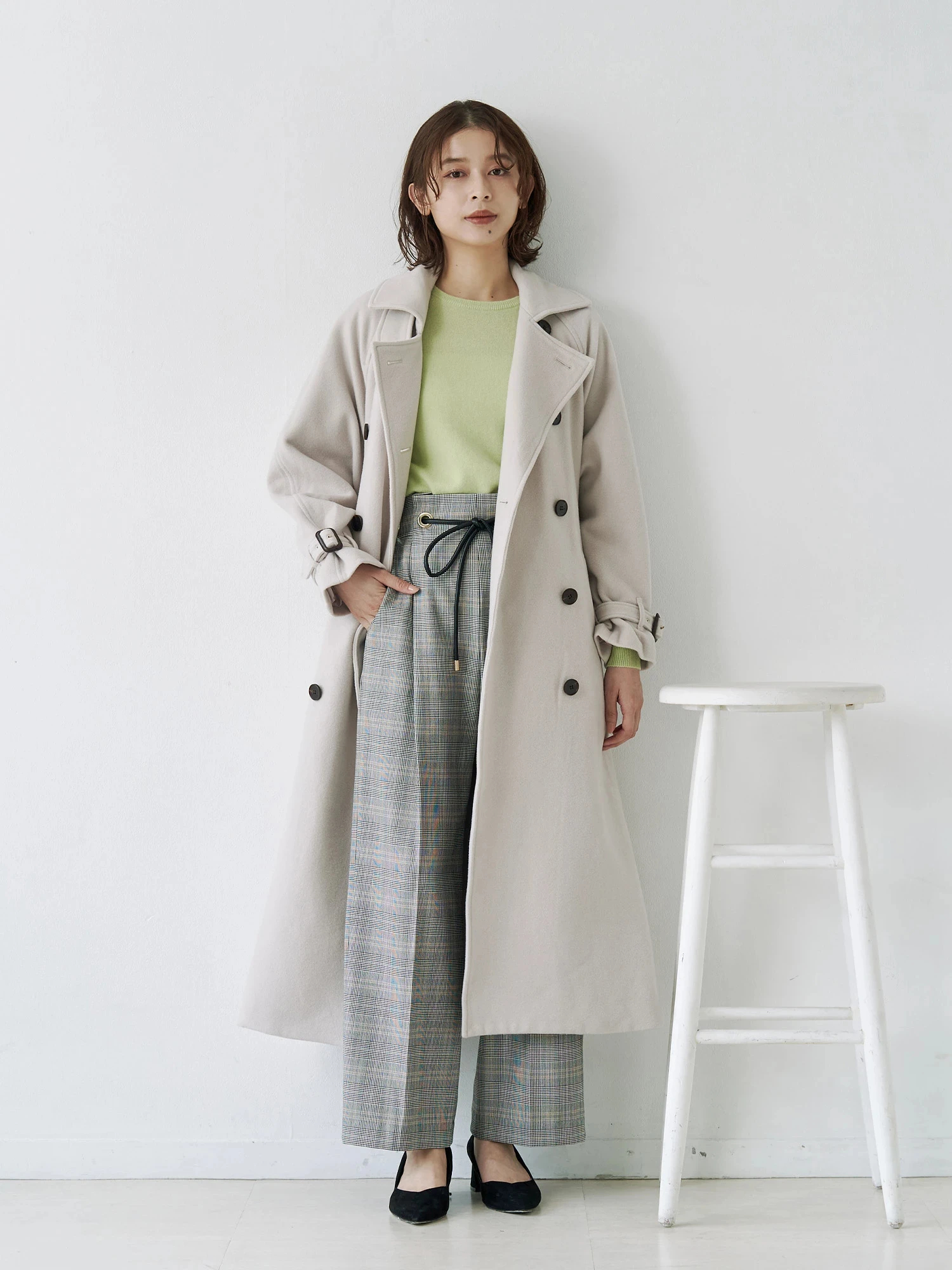 未使用 n100 ウール トレンチコート 定価5万8000円+tax 2026年最新】n100の人気アイテム - メルカリ 未使用 n100 ウール