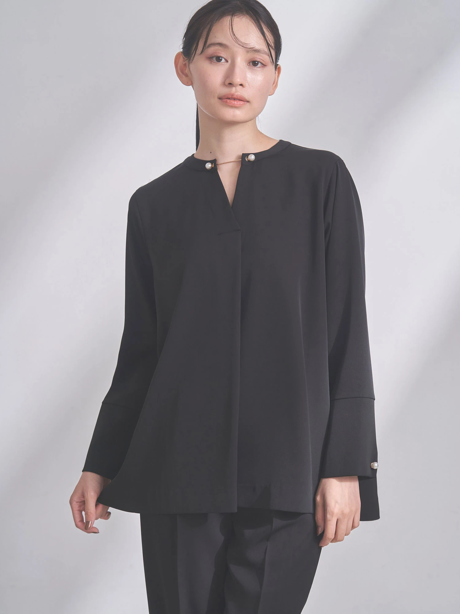 【由莉】TONALパールブラウス2点セット パールバーブラウス | レディースファッション通販のTONAL（トーナル