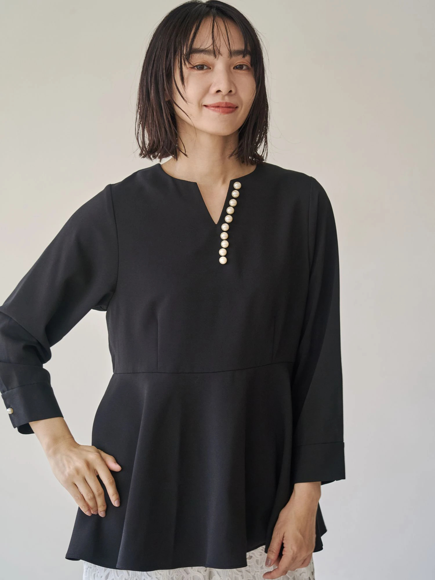 【由莉】TONALパールブラウス2点セット TONAL パールブラウス 由莉】TONALパールブラウス2点セット 無敵の